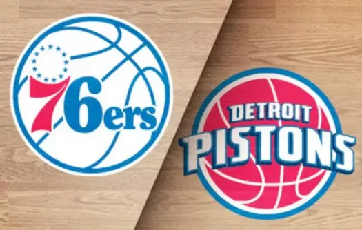 Philadelphia 76ers vs Detroit Pistons Live Stream